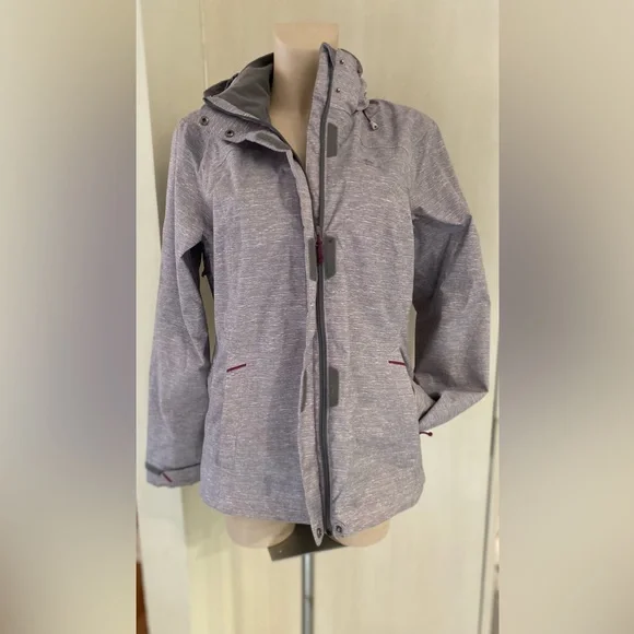 gray polyester coat - Picture 3 of 6